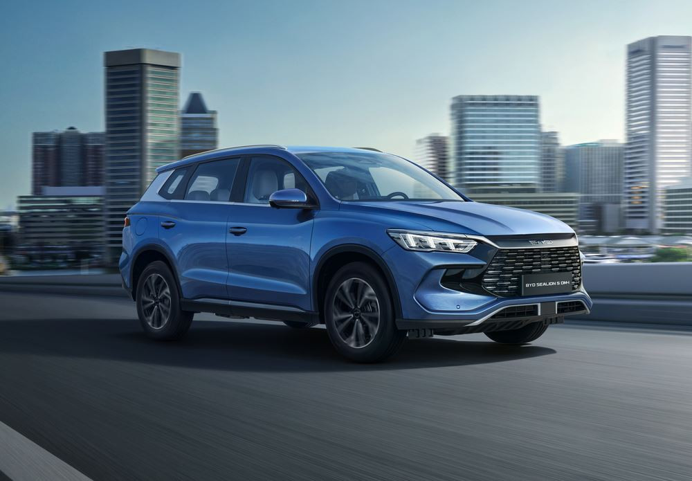 Le SUV familial Byd Sealion 5 DM-i à technologie Super Hybride propose une grande autonomie sur les longs trajets