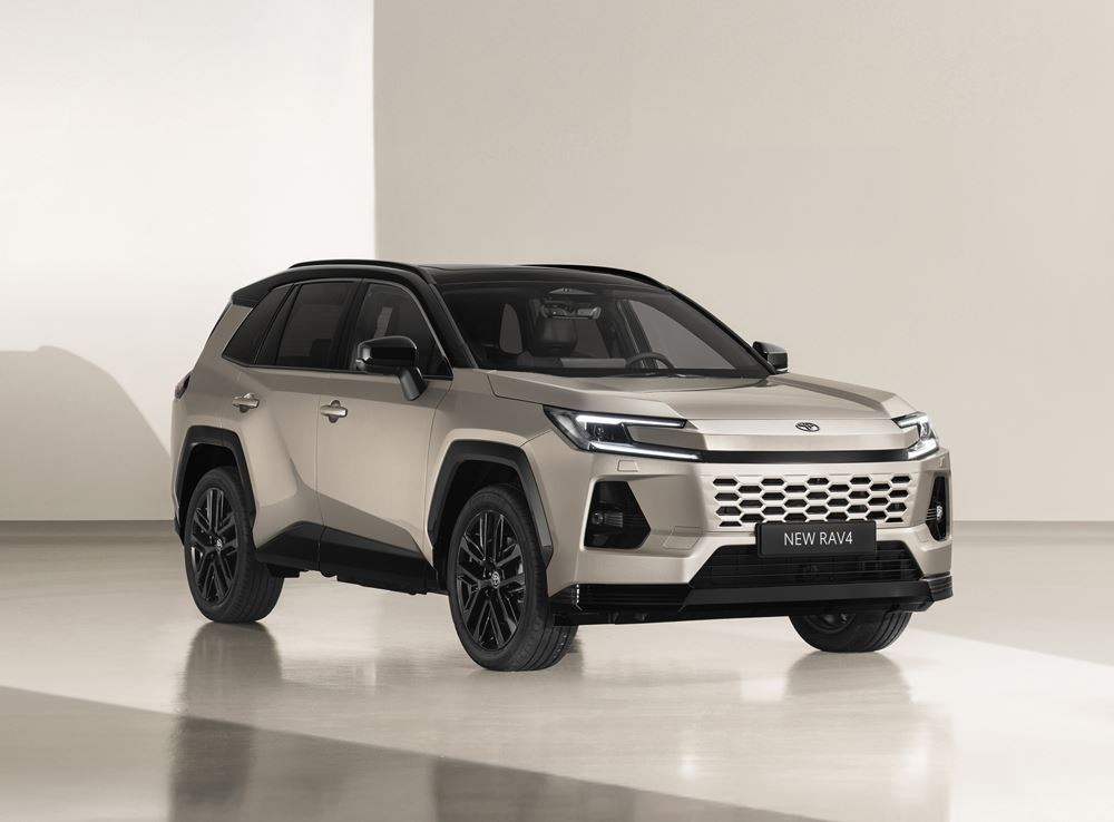 La sixième génération du Toyota RAV4 Hybride arbore un design extérieur robuste