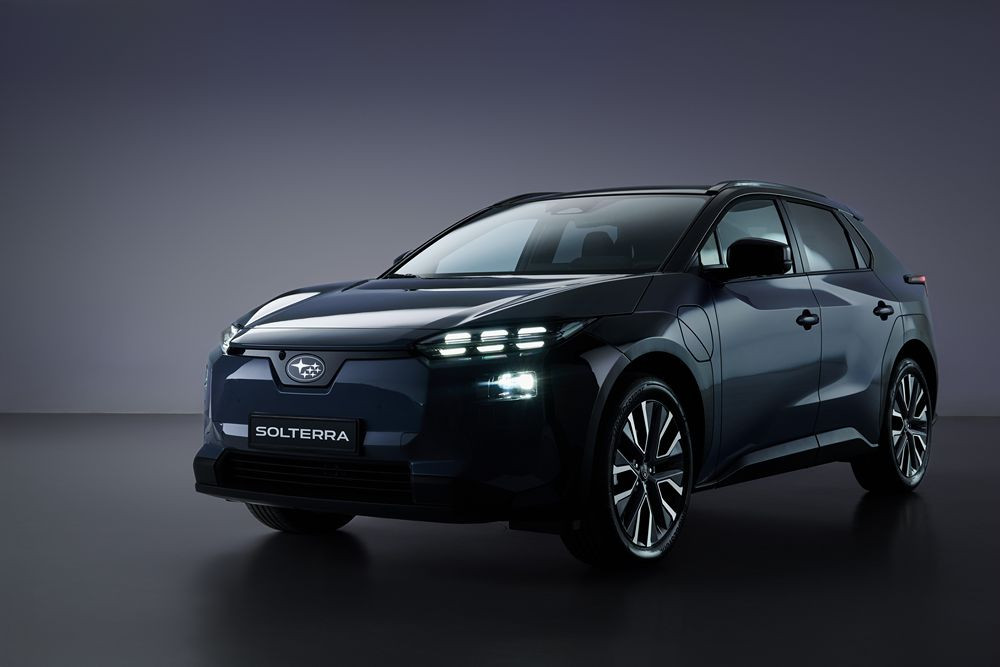 Le SUV électrique de taille intermédiaire Subaru Solterra mis à jour en approche