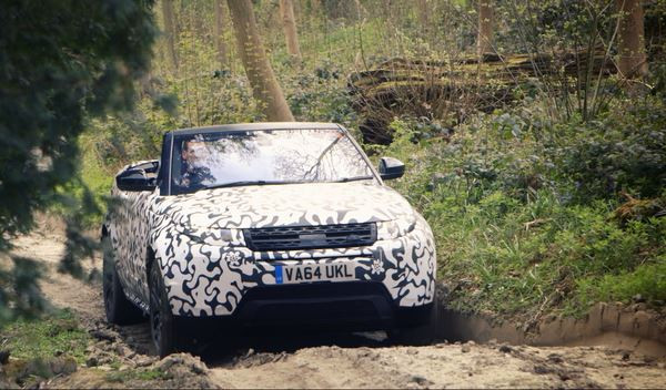 Le Range Rover Evoque Cabriolet en phase de test