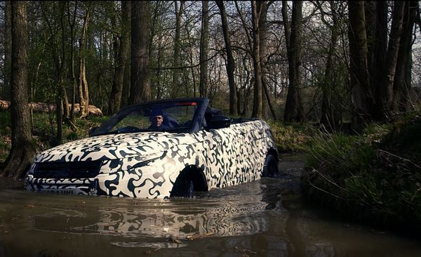 Le Range Rover Evoque Cabriolet en phase de test