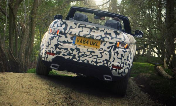 Le Range Rover Evoque Cabriolet en phase de test