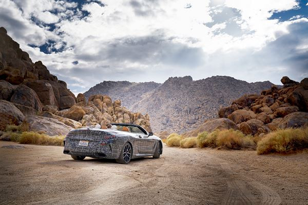 La BMW Série 8 Cabriolet en test de résistance aux températures élevées