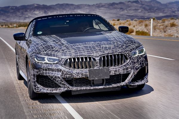 La BMW Série 8 Cabriolet en test de résistance aux températures élevées