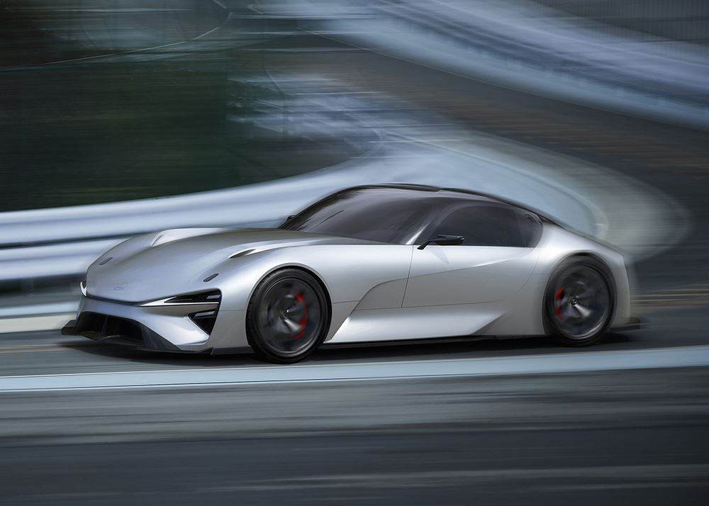 Une voiture de sport électrique hautes performances Lexus en développement
