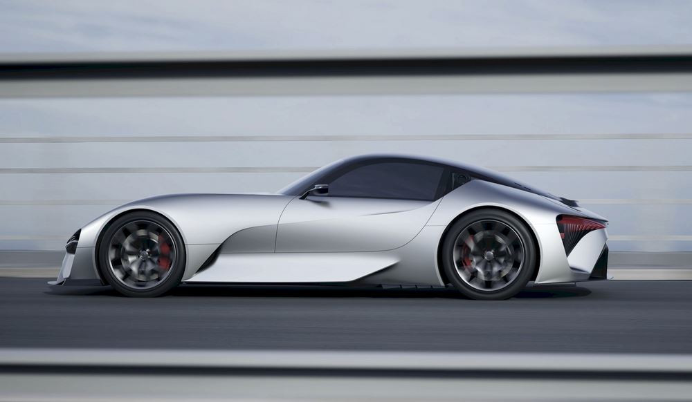 Une voiture de sport électrique hautes performances Lexus en développement