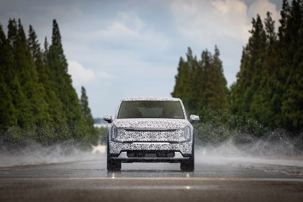 Le grand SUV Kia EV9 électrique soumis à rude épreuve lors de son ultime phase de test