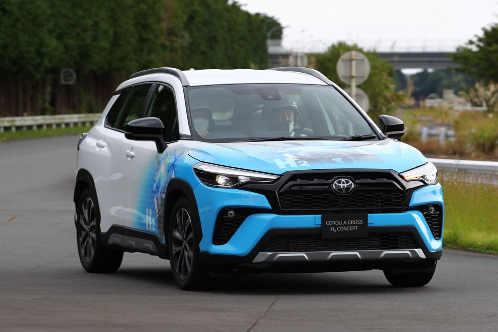 La Toyota Corolla Cross H2 Concept à hydrogène en phase de tests