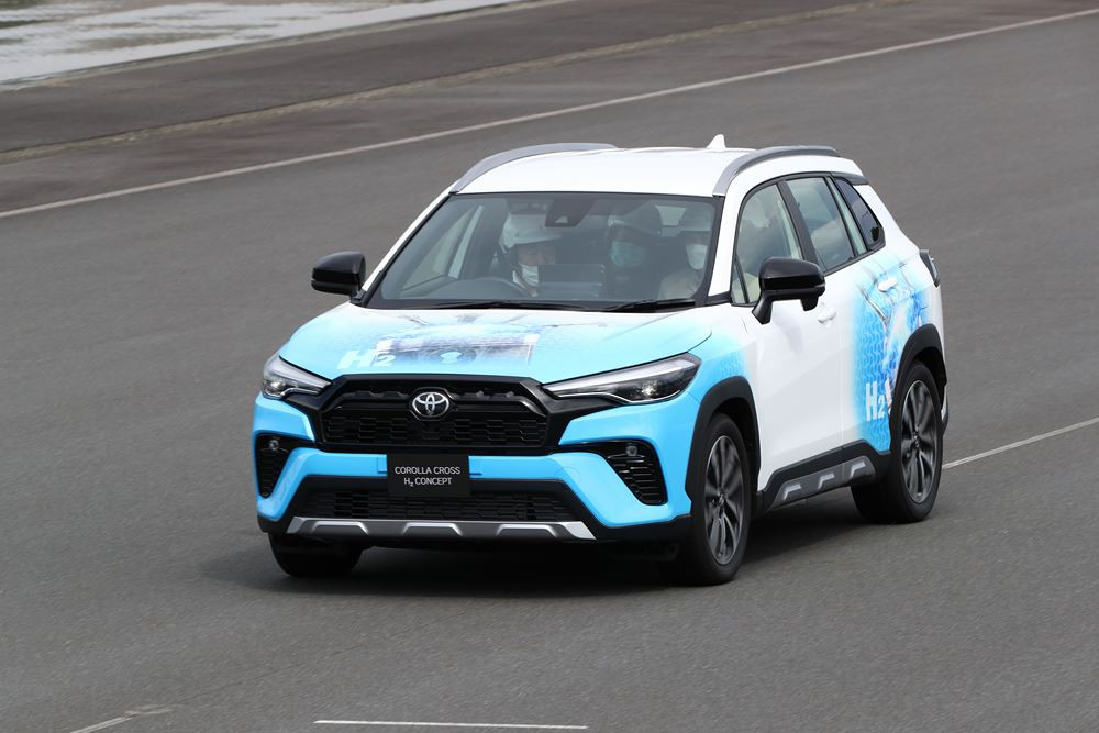 La Toyota Corolla Cross H2 Concept à hydrogène en phase de tests