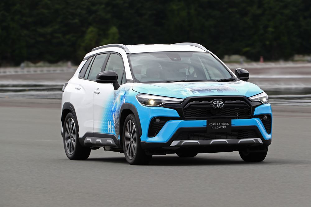 La Toyota Corolla Cross H2 Concept à hydrogène en phase de tests