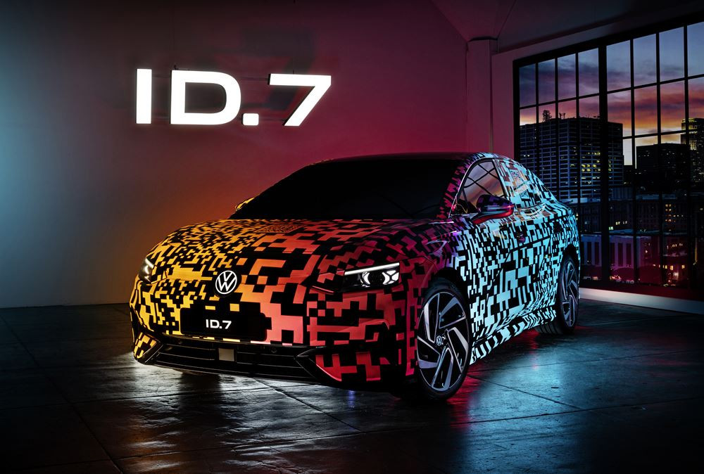 La berline électrique Volkswagen ID.7 revendique une autonomie d'environ 700 kilomètres