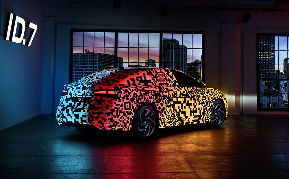 La berline électrique Volkswagen ID.7 revendique une autonomie d'environ 700 kilomètres