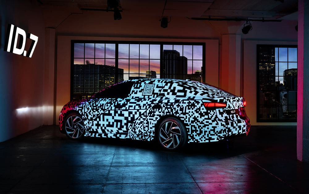 La berline électrique Volkswagen ID.7 revendique une autonomie d'environ 700 kilomètres