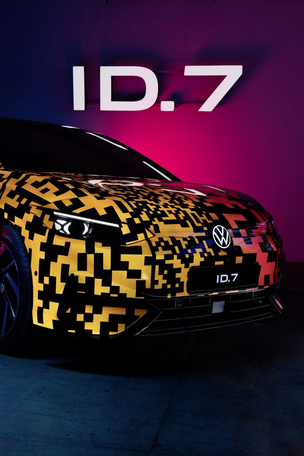 La berline électrique Volkswagen ID.7 revendique une autonomie d'environ 700 kilomètres