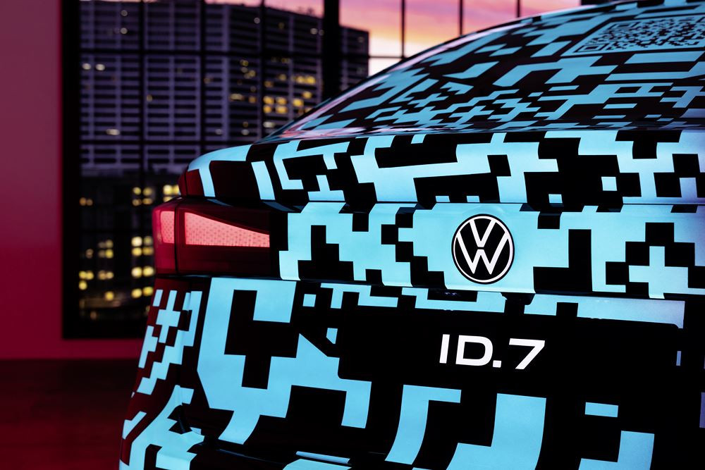 La berline électrique Volkswagen ID.7 revendique une autonomie d'environ 700 kilomètres