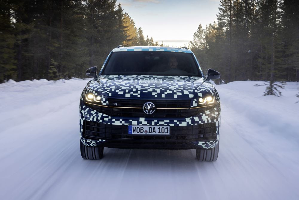 Le SUV Volkswagen Touareg mis à jour finalise ses essais à proximité du cercle artique