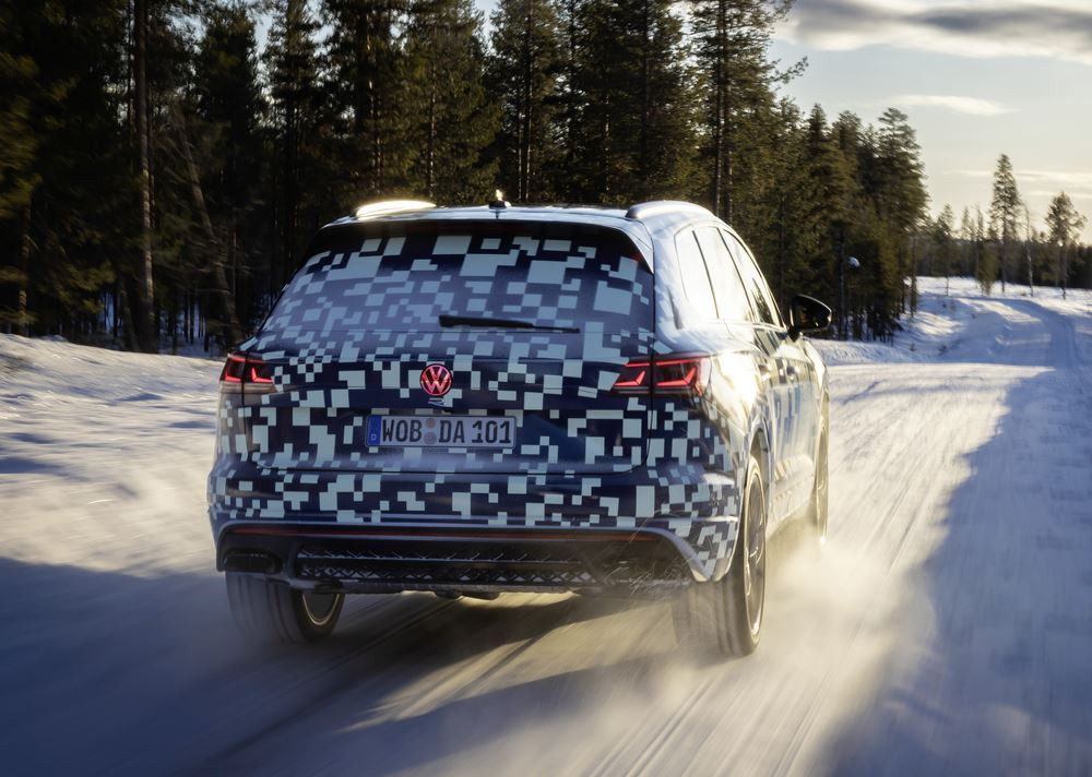 Le SUV Volkswagen Touareg mis à jour finalise ses essais à proximité du cercle artique