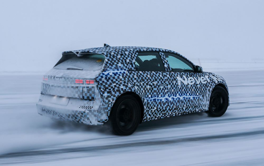 La Hyundai Ioniq 5 N électrique hautes performances en phase de tests en conditions extrêmes