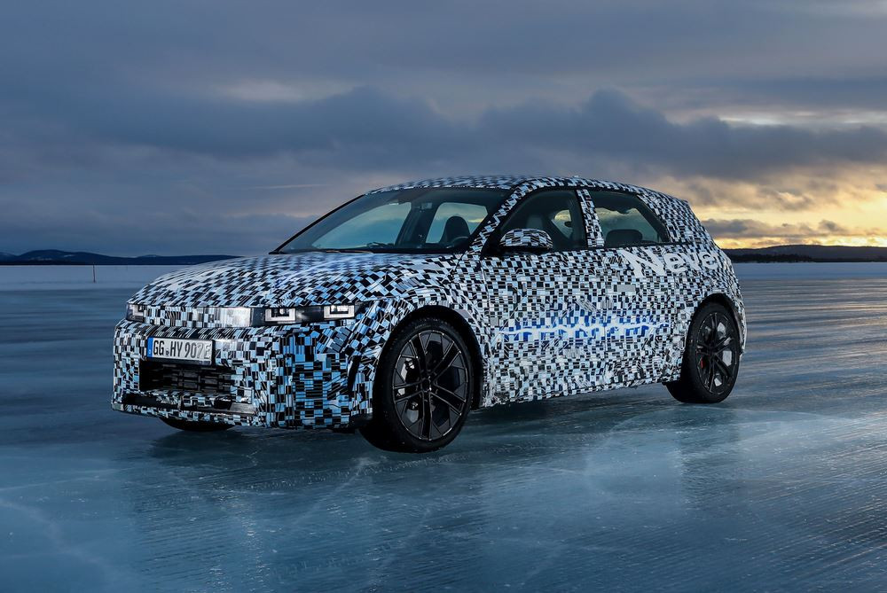 La Hyundai Ioniq 5 N électrique hautes performances en phase de tests en conditions extrêmes