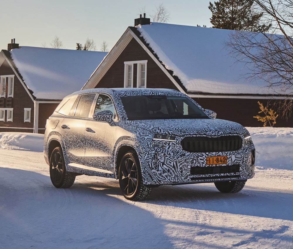 Le Skoda Kodiaq de nouvelle génération passe l'épreuve du froid polaire