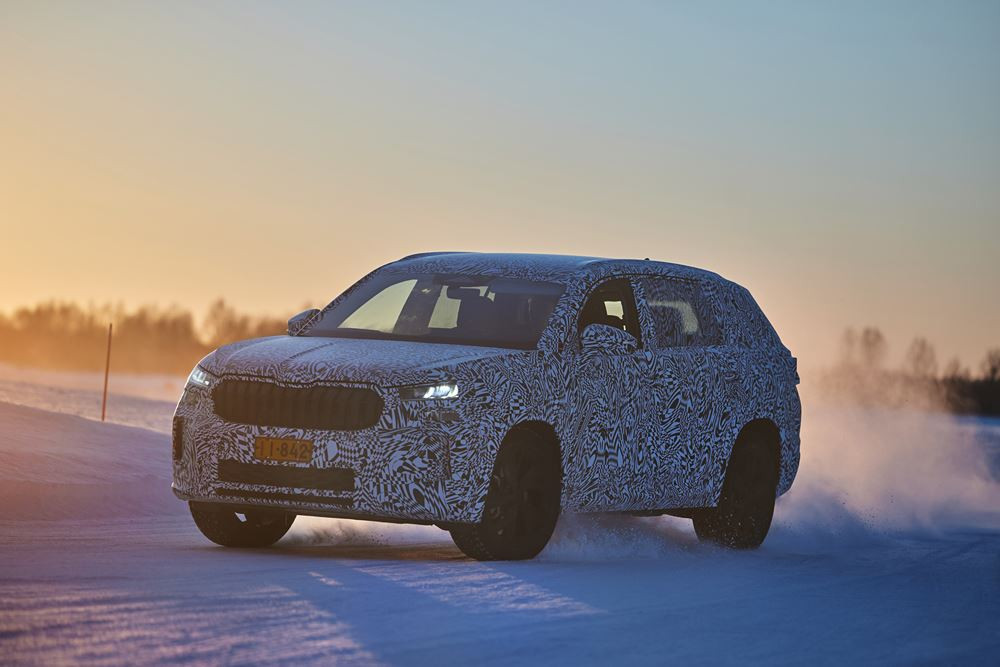Le Skoda Kodiaq de nouvelle génération passe l'épreuve du froid polaire