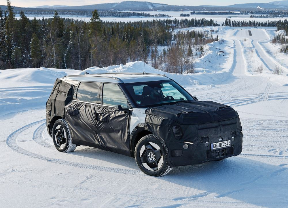 Le grand SUV électrique Kia EV9 à l'épreuve du grand froid
