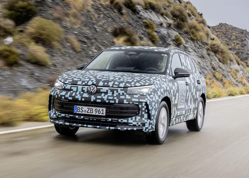 Le Volkswagen Tiguan de troisième génération réalise ses derniers essais sur route