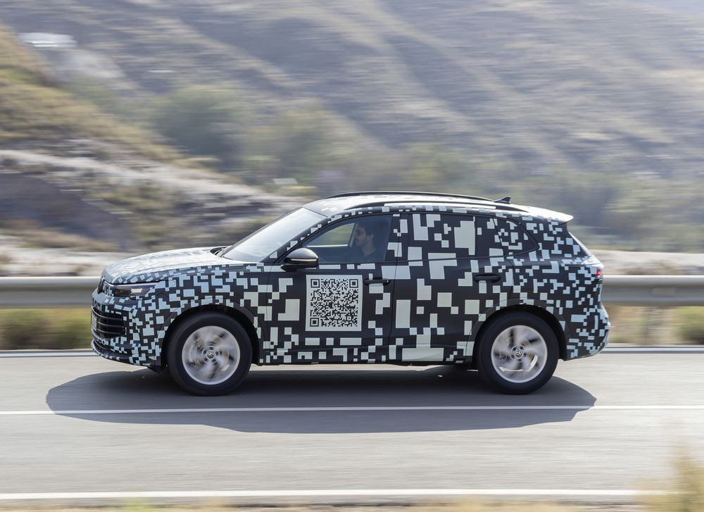 Le Volkswagen Tiguan de troisième génération réalise ses derniers essais sur route