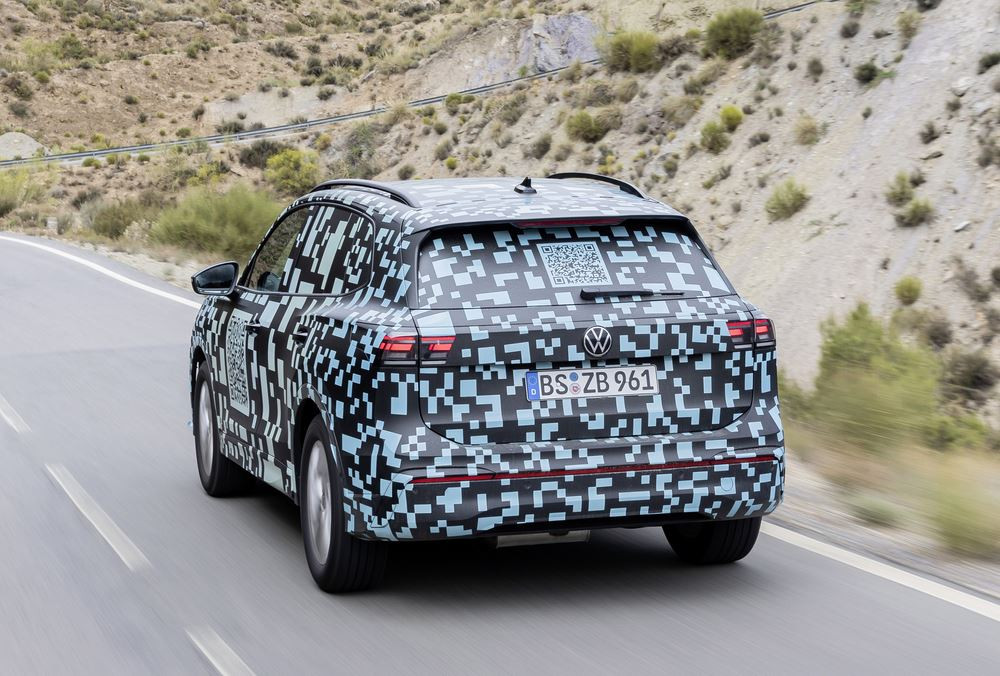 Le Volkswagen Tiguan de troisième génération réalise ses derniers essais sur route