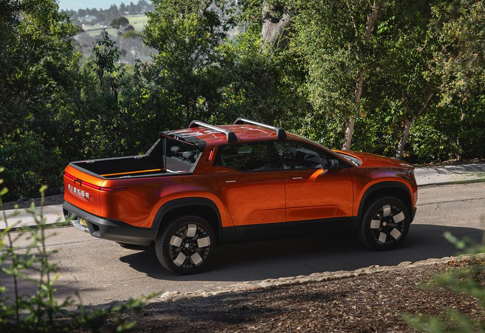 Le pick-up électrique à quatre portes Fisker Alaska revendique jusqu'à 550 kilomètres d'autonomie