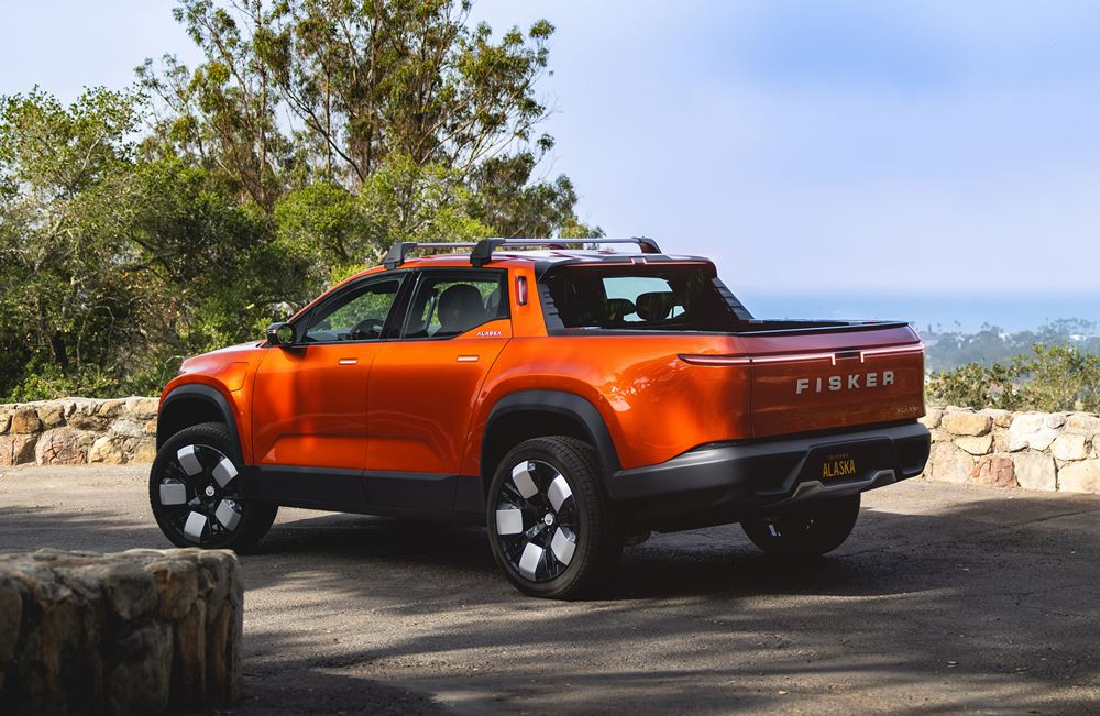Le pick-up électrique à quatre portes Fisker Alaska revendique jusqu'à 550 kilomètres d'autonomie