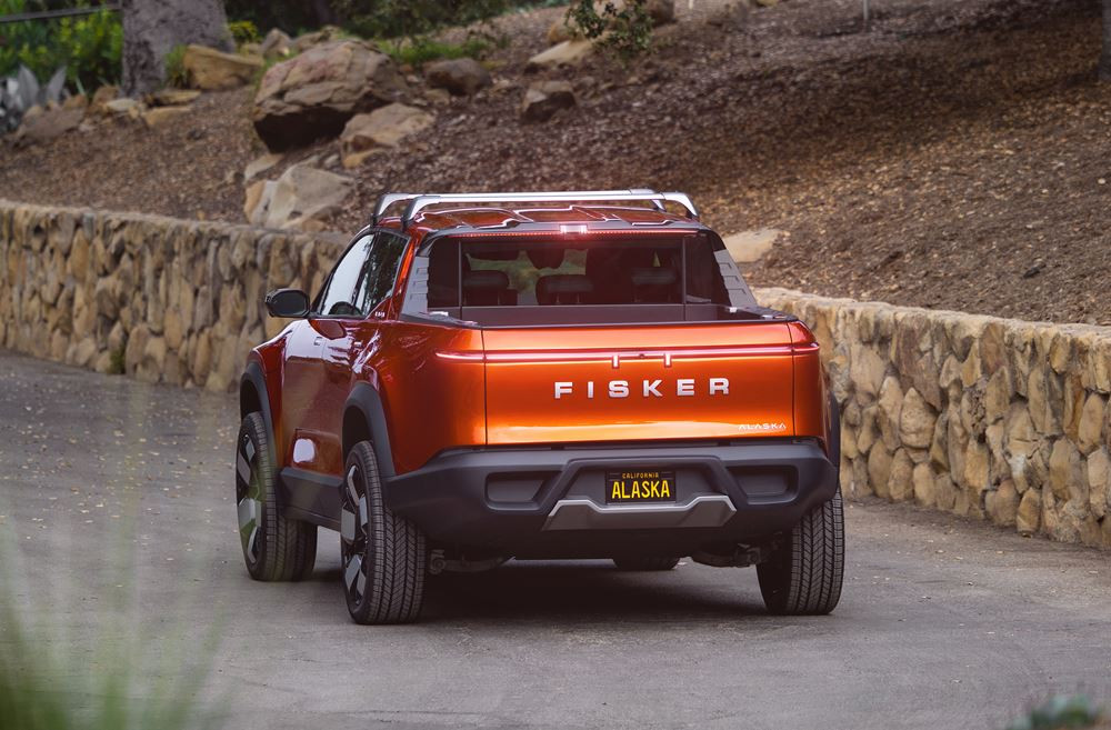 Le pick-up électrique à quatre portes Fisker Alaska revendique jusqu'à 550 kilomètres d'autonomie