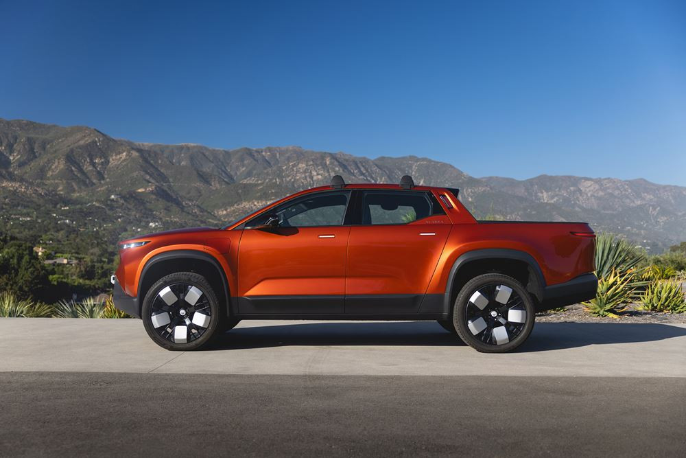 Le pick-up électrique à quatre portes Fisker Alaska revendique jusqu'à 550 kilomètres d'autonomie
