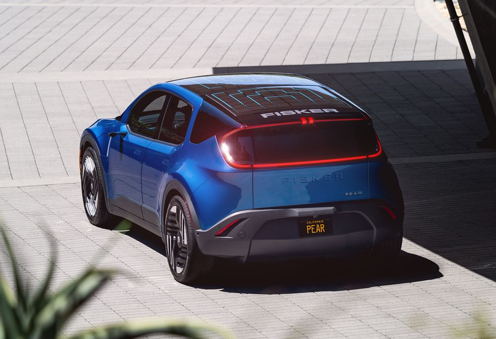 Le crossover électrique compact Fisker Pear revendique une autonomie jusqu'à 560 kilomètres