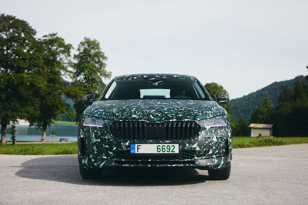 La quatrième génération de la Skoda Superb proposée en carrosserie berline à hayon