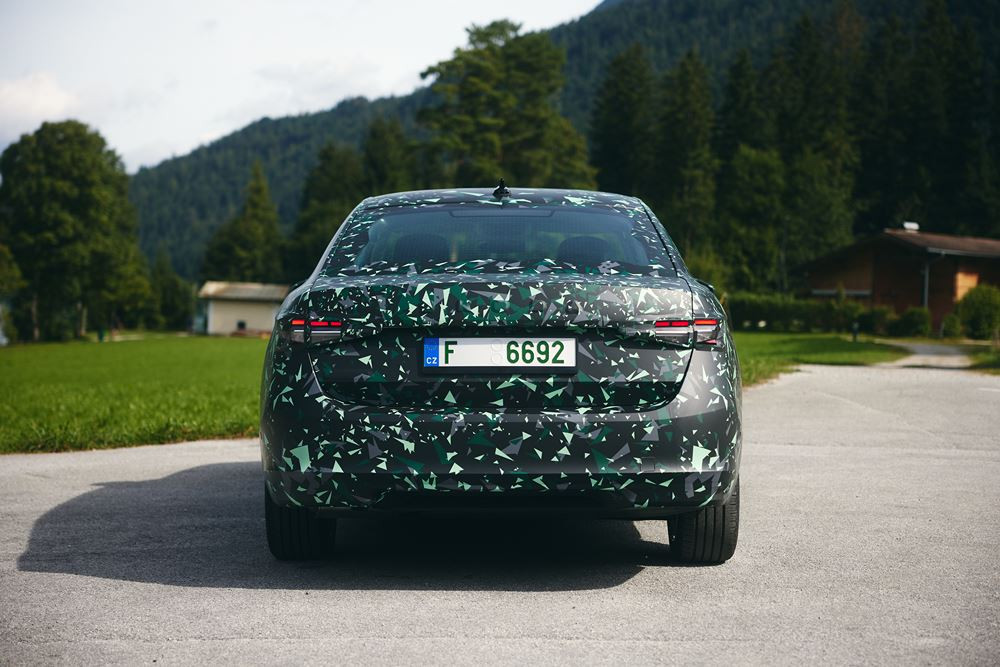La quatrième génération de la Skoda Superb proposée en carrosserie berline à hayon