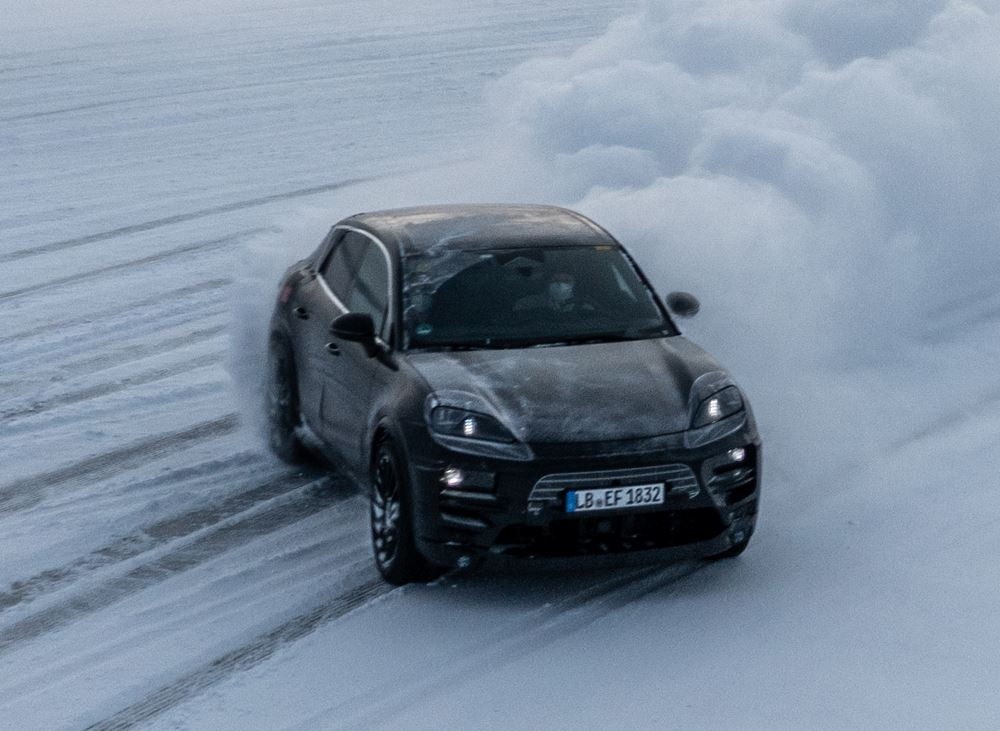 Le Porsche Macan électrique soumis à un programme d'essais intensifs