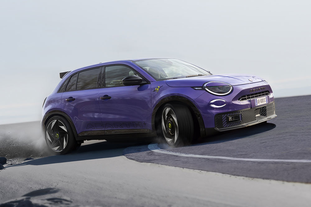 L'Abarth 600e électrique subit les derniers tests