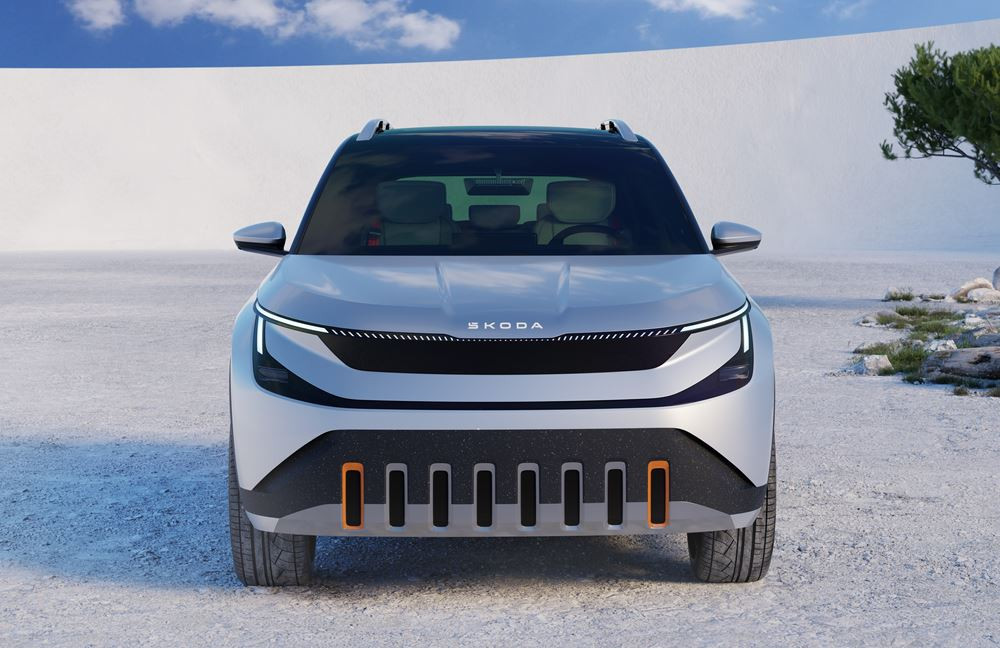 Le SUV urbain Skoda Epiq repose sur le design Modern Solid de Skoda avec un aspect robuste