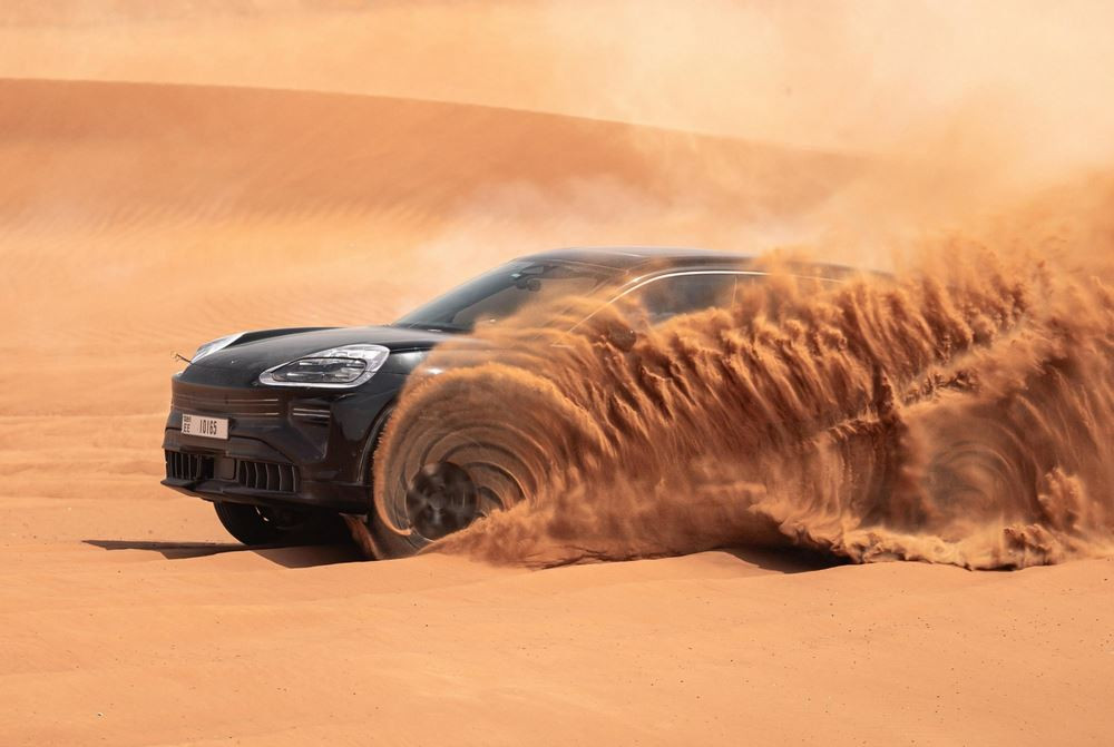 Les prototypes de Porsche Cayenne Electric poussés à leurs limites par temps glacial et caniculaire