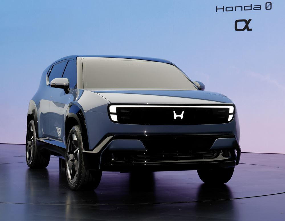 Le prototype de SUV électrique Honda 0 alpha adopte des proportions originales