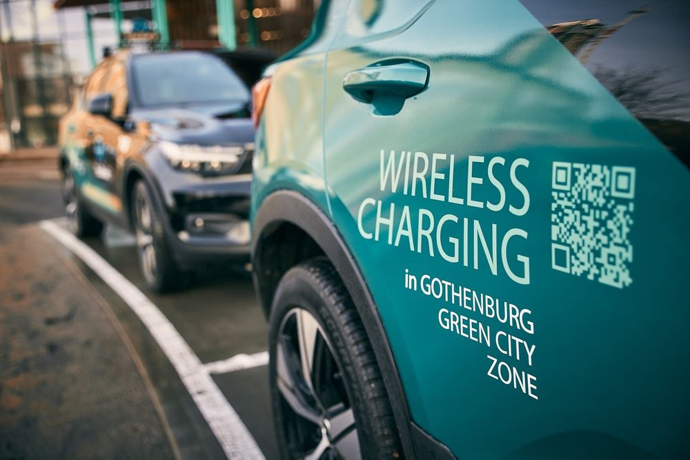 Une technologie de recharge sans fil de voitures électriques Volvo en test