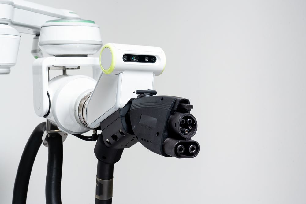 Un robot de recharge automatique Hyundai pour véhicules électriques