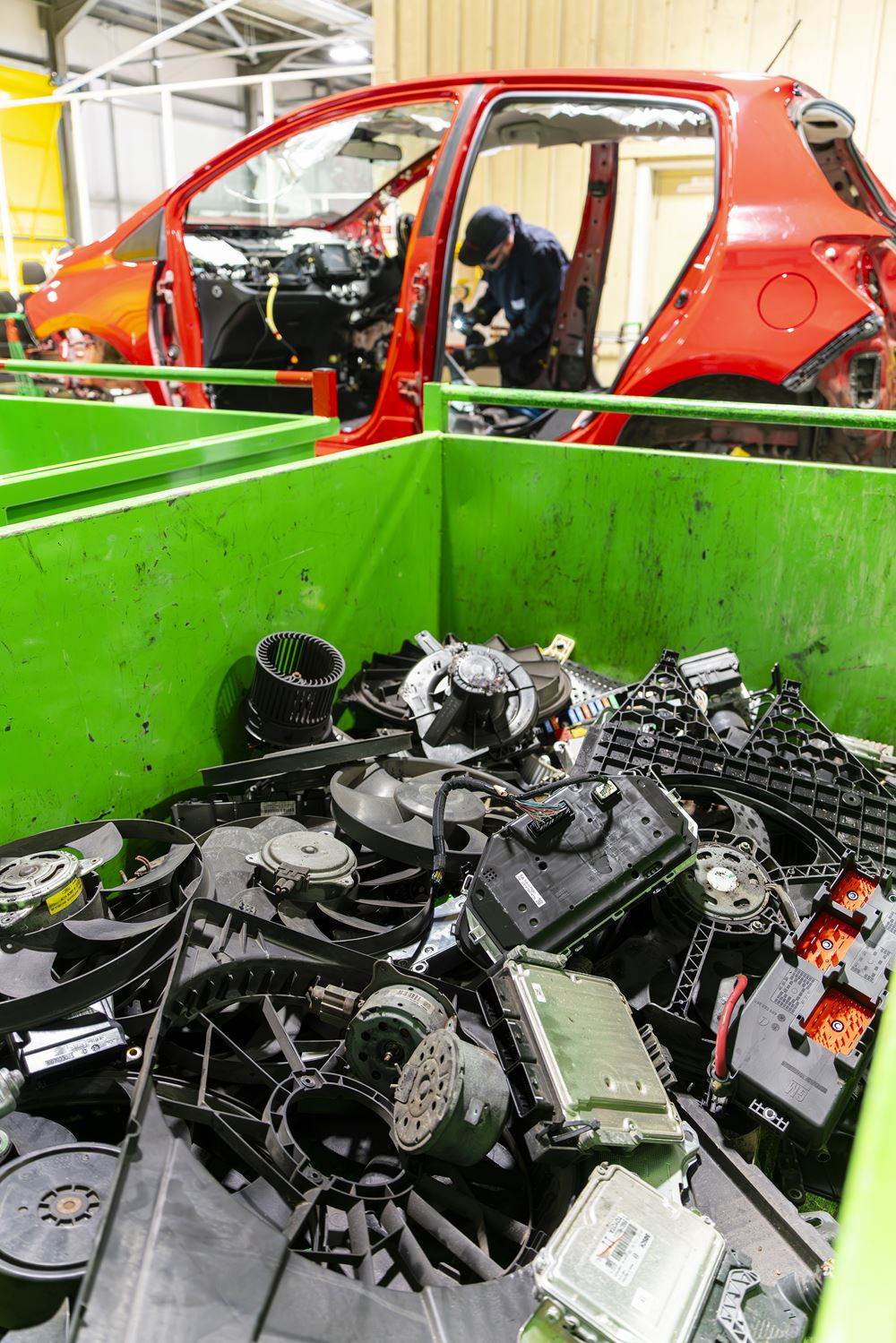 La Toyota Circular Factory maximise la réutilisation de pièces et matériaux de véhicules en fin de vie