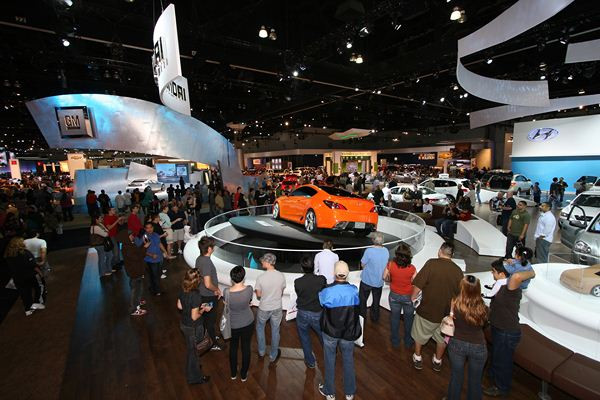 Dans les allées du salon automobile international de Los Angeles