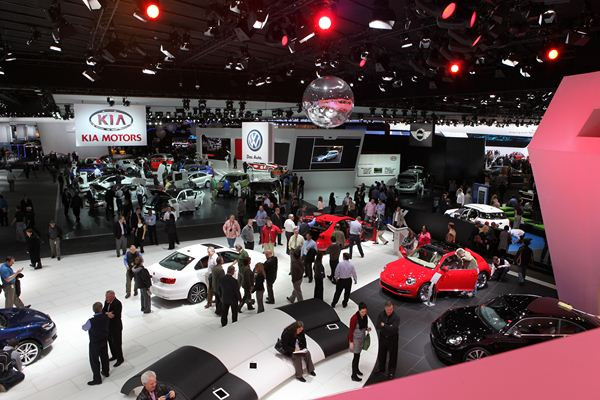Dans les allées du Salon International de l’Automobile de Détroit