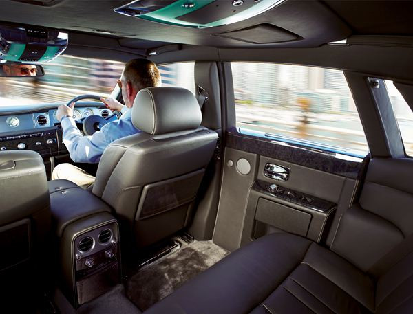 A bord de la nouvelle Rolls-Royce Phantom