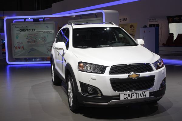 Le SUV Chevrolet Captiva restylé présenté à Genève