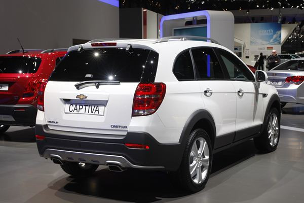 Le SUV Chevrolet Captiva restylé présenté à Genève