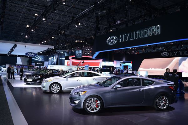 Le salon de l’automobile de New York ouvre ses portes au public américain
